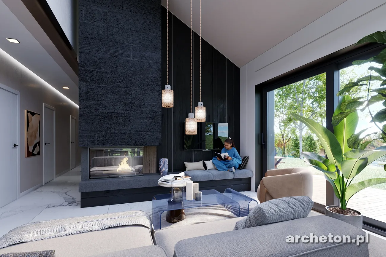 Projekt domu jednorodzinnego o pow. 103 m²: Parterowy, 3 Sypialnie, 2 Łazienki