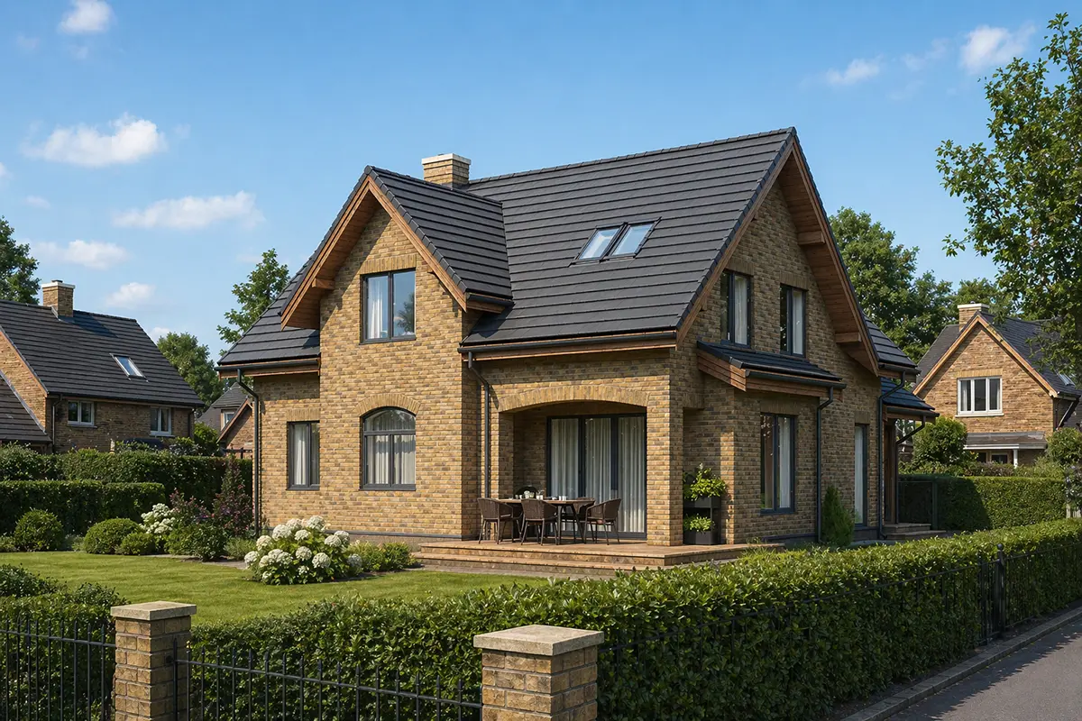 Projekt domu jednorodzinnego o pow. 175 m²: Parterowy z poddaszem użytkowym, 4 Sypialnie, Gabinet, 2 Łazienki