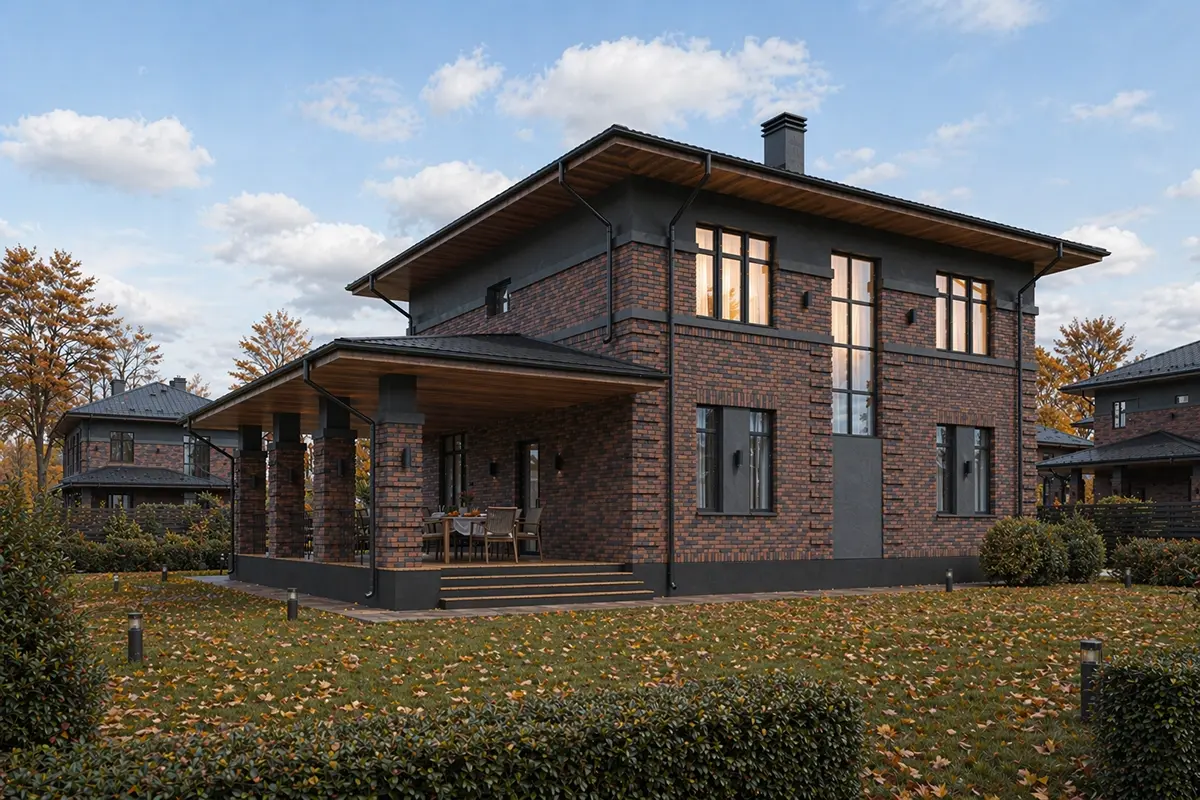 Projekt domu jednorodzinnego o pow. 165 m²: Piętrowy, 4 Sypialnie, Gabinet, 3 Łazienki