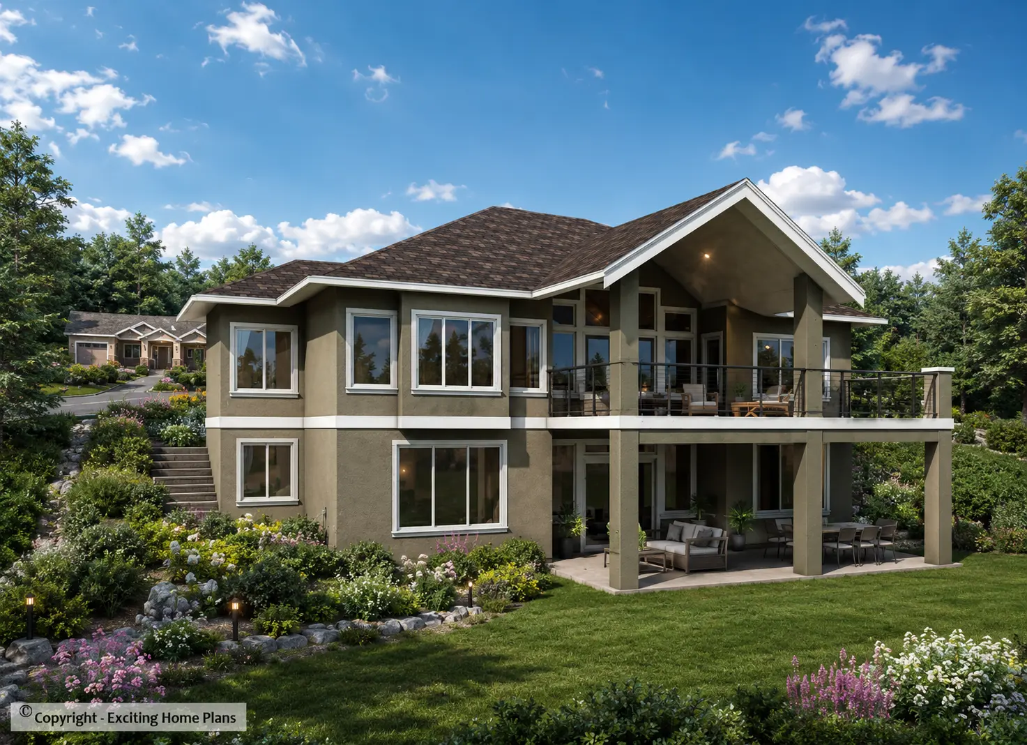 Projekt domu parterowego + piwnicą o pow. 353 m²: 3 Sypialnie, Gabinet, 3 Łazienki, Otwarta kuchnia, Garaż