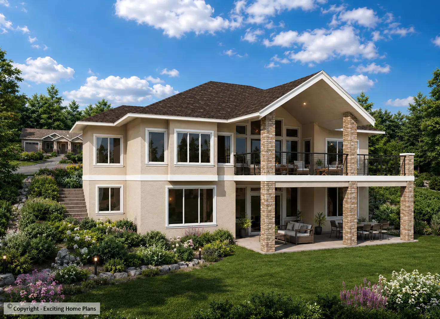 Projekt domu parterowego + piwnicą o pow. 353 m²: 3 Sypialnie, Gabinet, 3 Łazienki, Otwarta kuchnia, Garaż