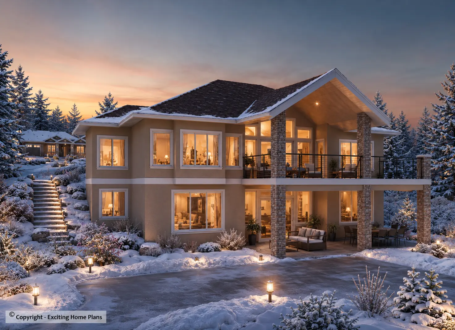 Projekt domu parterowego + piwnicą o pow. 353 m²: 3 Sypialnie, Gabinet, 3 Łazienki, Otwarta kuchnia, Garaż