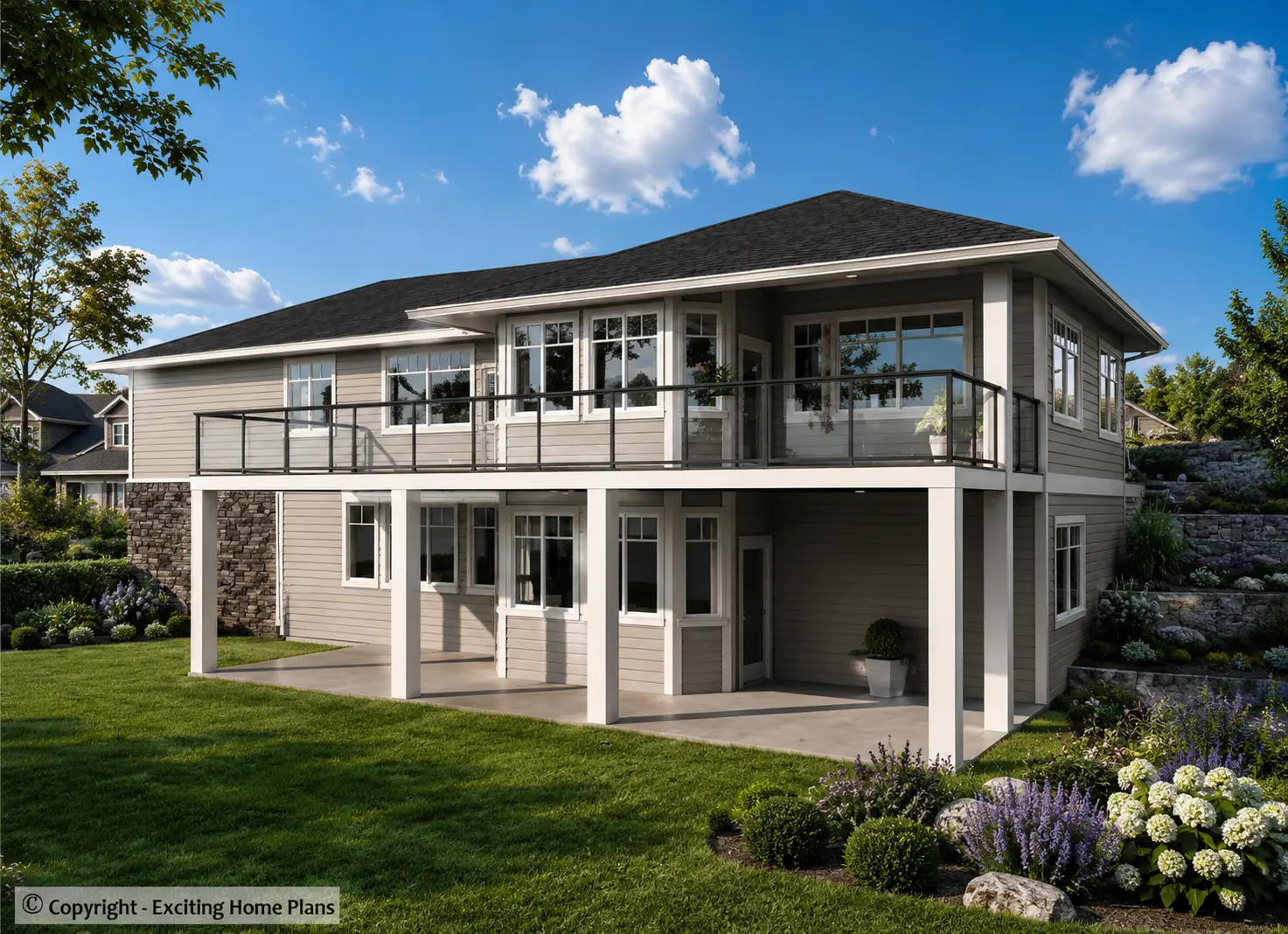 Projekt domu parterowego + piwnicą o pow. 357 m²: 3 Sypialnie, Gabinet, 3 Łazienki, Otwarta kuchnia, Garaż