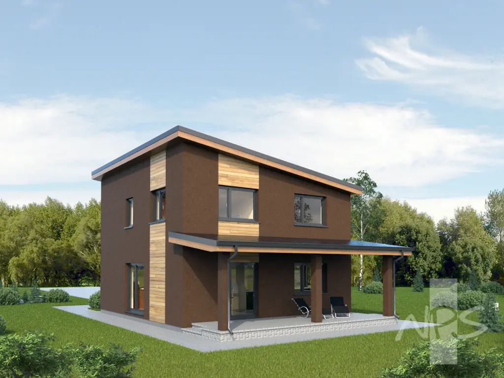 Projekt domu jednorodzinnego o pow. 146 m²: Piętrowy, 3 Sypialnie, 2 Łazienki, Garaż