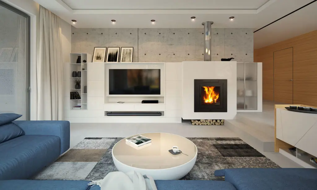 Projekt domu jednorodzinnego o pow. 157 m²: Parterowy, 3 Sypialnie, 2 Łazienki, Otwarta kuchnia, Garaż