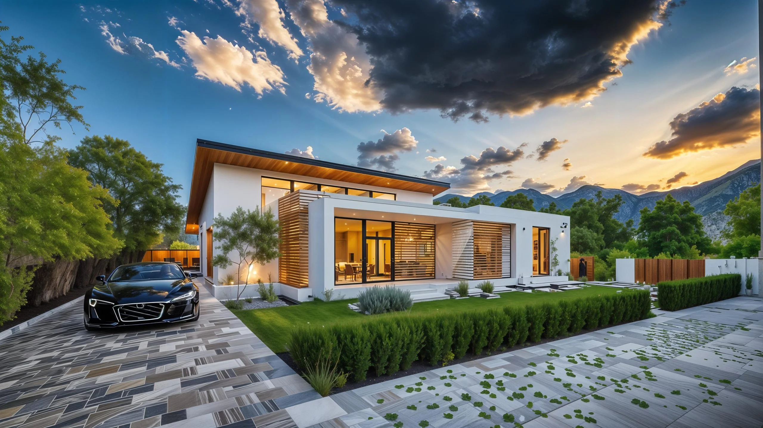 Projekt domu jednorodzinnego o pow. 145 m²: Parterowy, 3 Sypialnie, 3 Łazienki, Garaż