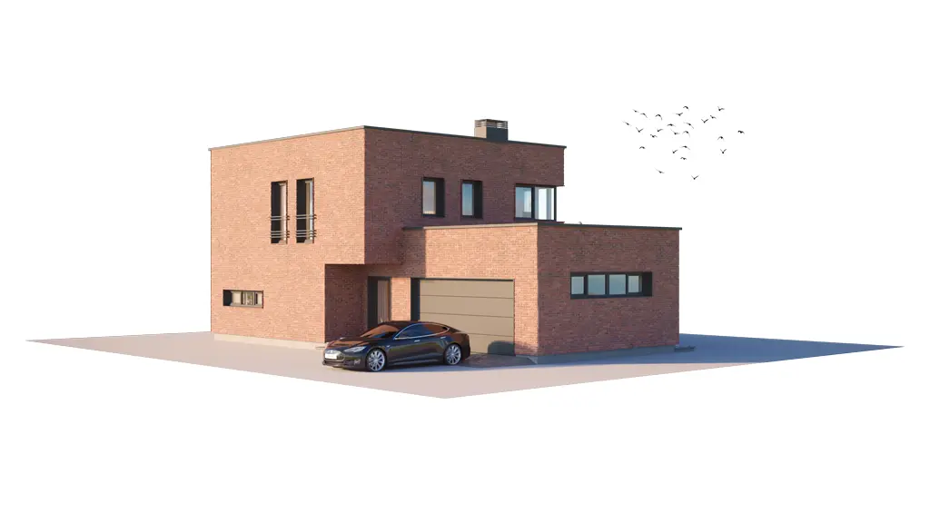 Projekt domu jednorodzinnego o pow. 178 m²: Piętrowy, 3 Sypialnie, 3 Łazienki, Otwarta kuchnia, Garaż