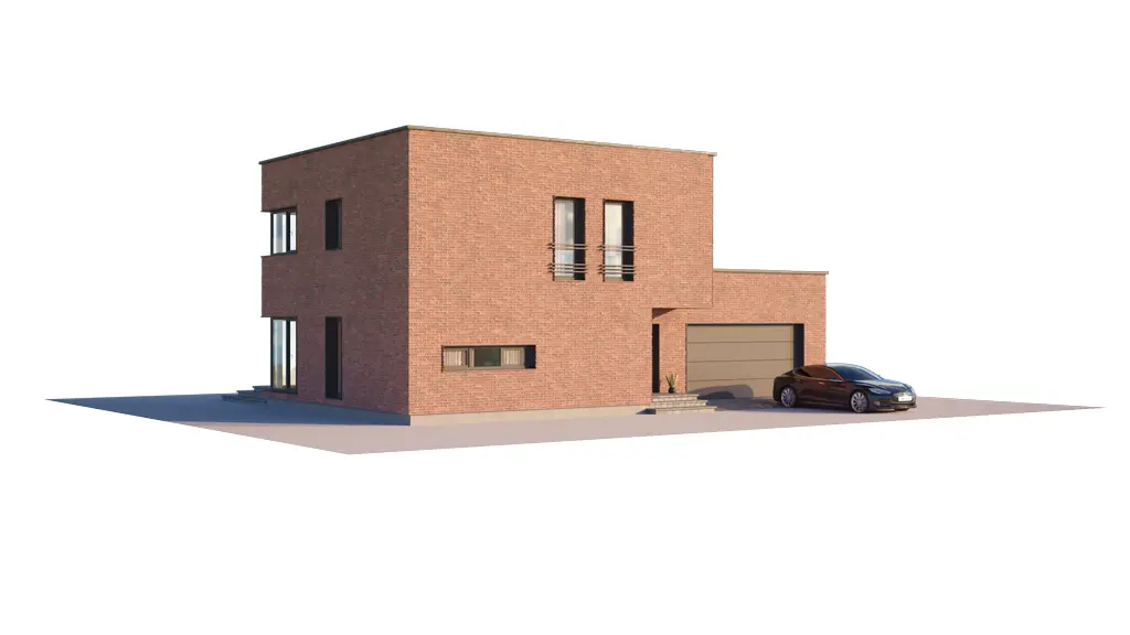 Projekt domu jednorodzinnego o pow. 178 m²: Piętrowy, 3 Sypialnie, 3 Łazienki, Otwarta kuchnia, Garaż