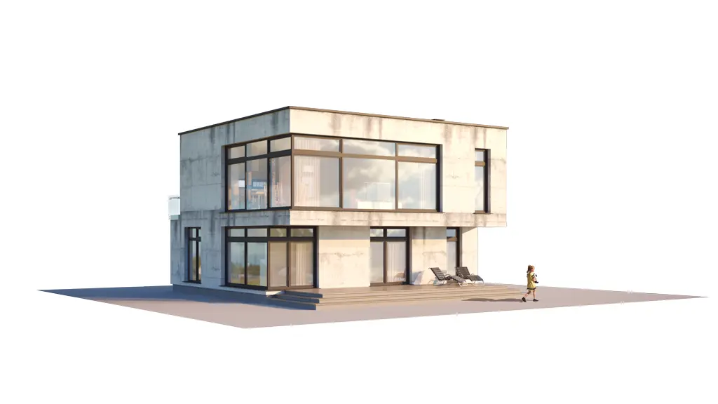 Projekt domu jednorodzinnego o pow. 191 m²: Piętrowy, 3 Sypialnie, Gabinet, 2 Łazienki, Otwarta kuchnia