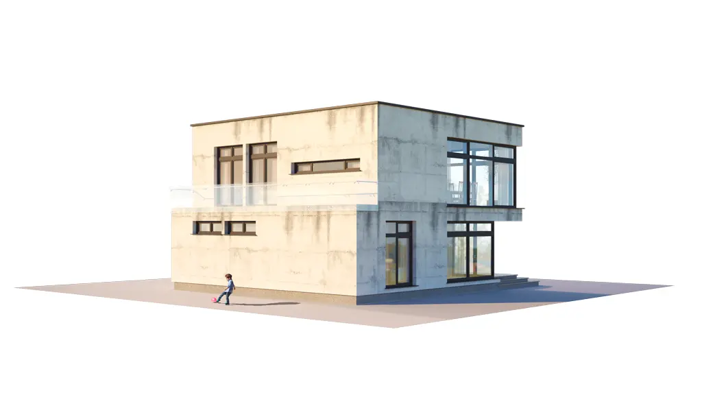 Projekt domu jednorodzinnego o pow. 191 m²: Piętrowy, 3 Sypialnie, Gabinet, 2 Łazienki, Otwarta kuchnia