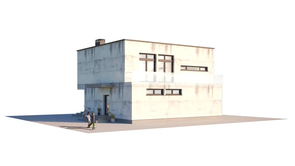 Projekt domu jednorodzinnego o pow. 191 m²: Piętrowy, 3 Sypialnie, Gabinet, 2 Łazienki, Otwarta kuchnia