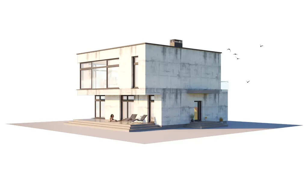 Projekt domu jednorodzinnego o pow. 191 m²: Piętrowy, 3 Sypialnie, Gabinet, 2 Łazienki, Otwarta kuchnia