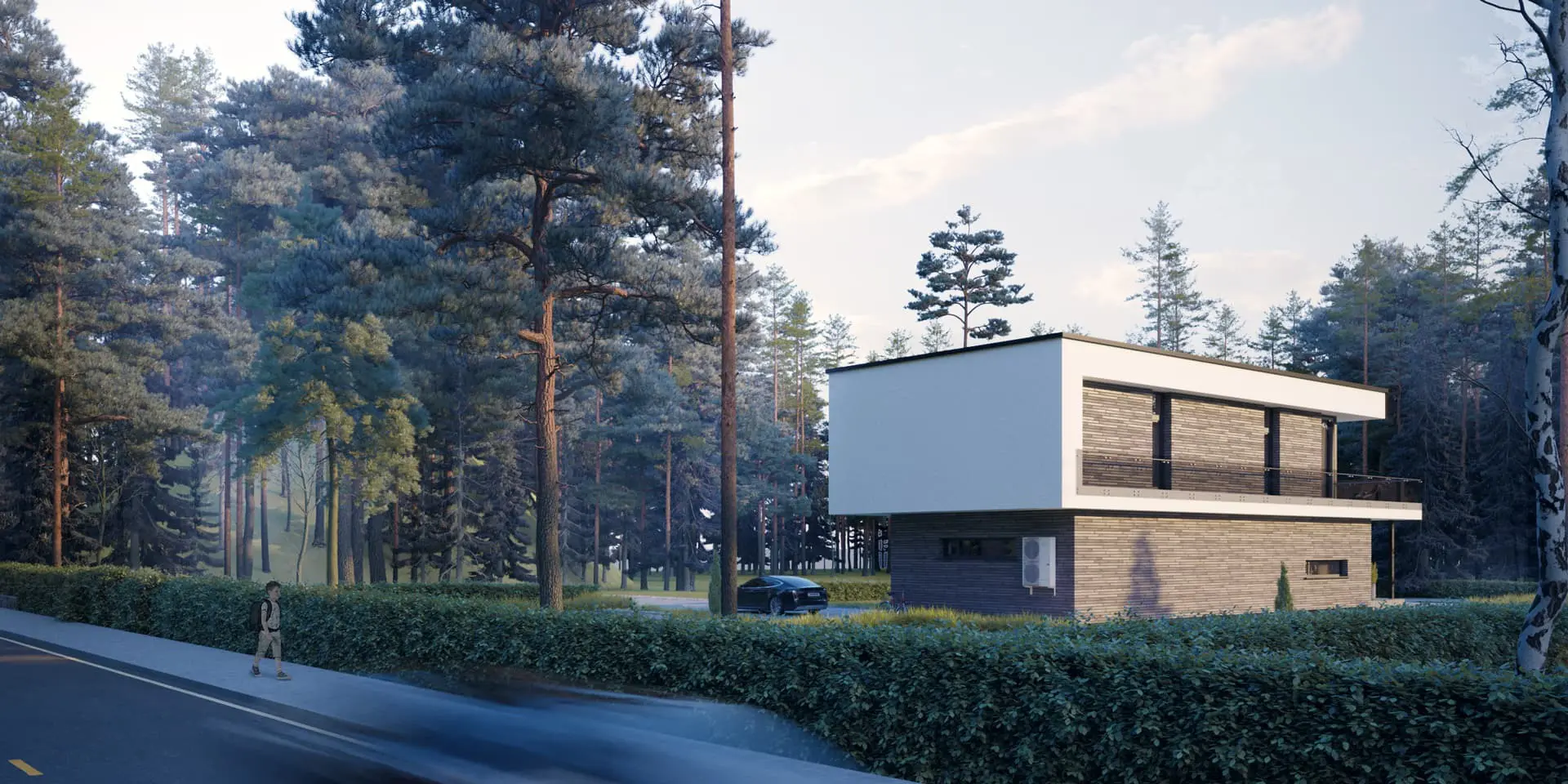 Projekt domu jednorodzinnego o pow. 177 m²: Piętrowy, 3 Sypialnie, 2 Łazienki, Otwarta kuchnia, Garaż