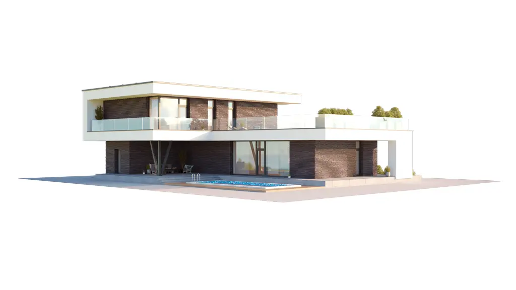 Projekt domu jednorodzinnego o pow. 233 m²: Piętrowy, 3 Sypialnie, 3 Łazienki, Otwarta kuchnia