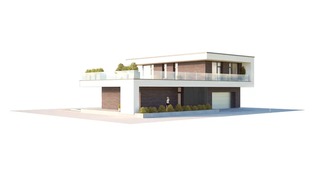 Projekt domu jednorodzinnego o pow. 233 m²: Piętrowy, 3 Sypialnie, 3 Łazienki, Otwarta kuchnia