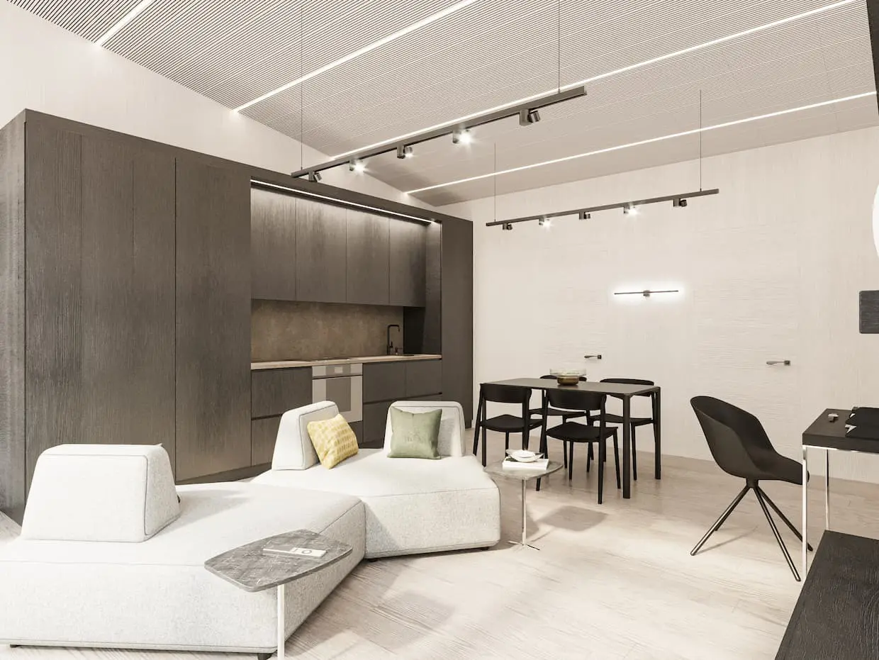 Projekt domu jednorodzinnego o pow. 90 m²: Parterowy, 2 Sypialnie, 1 Łazienki