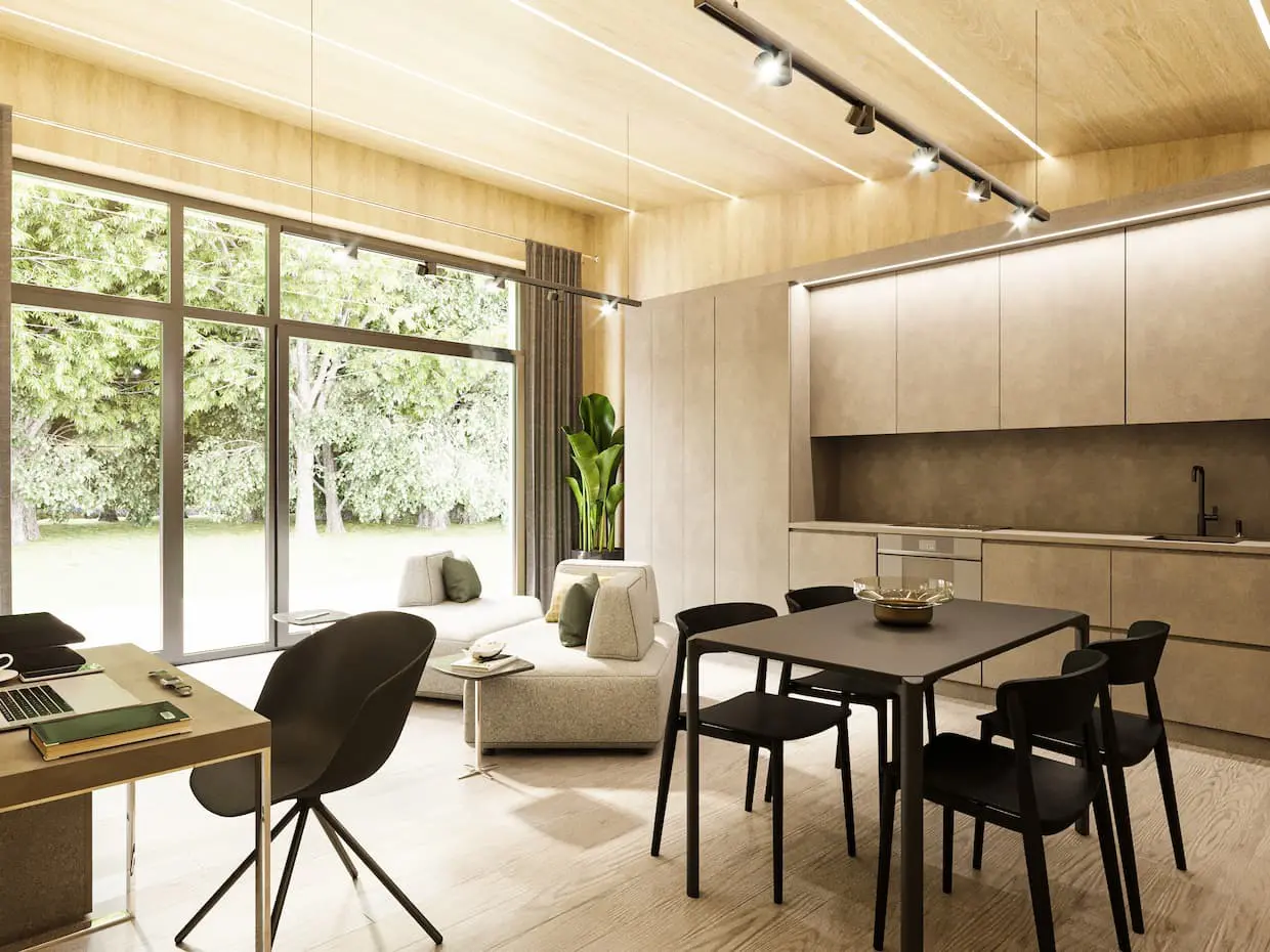 Projekt domu jednorodzinnego o pow. 90 m²: Parterowy, 2 Sypialnie, 1 Łazienki