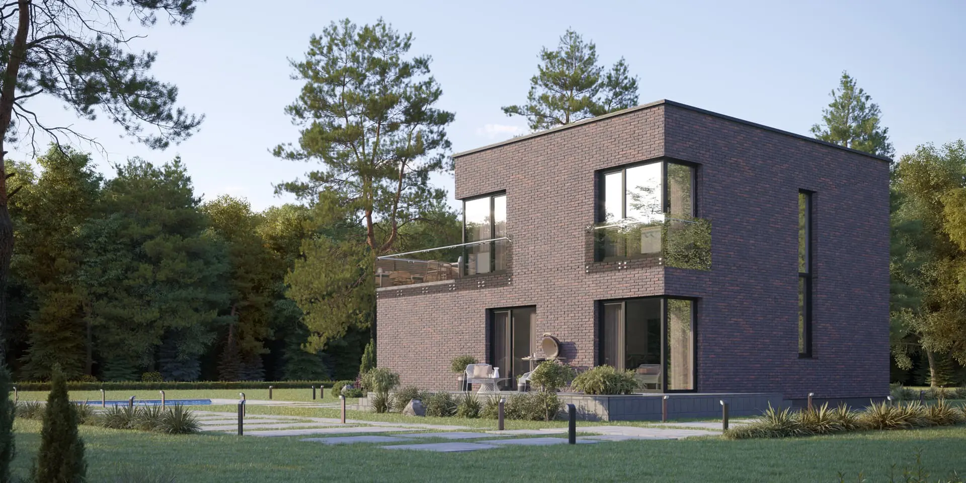 Projekt domu jednorodzinnego o pow. 153 m²: Piętrowy, 3 Sypialnie, Gabinet, 2 Łazienki, Otwarta kuchnia, Garaż