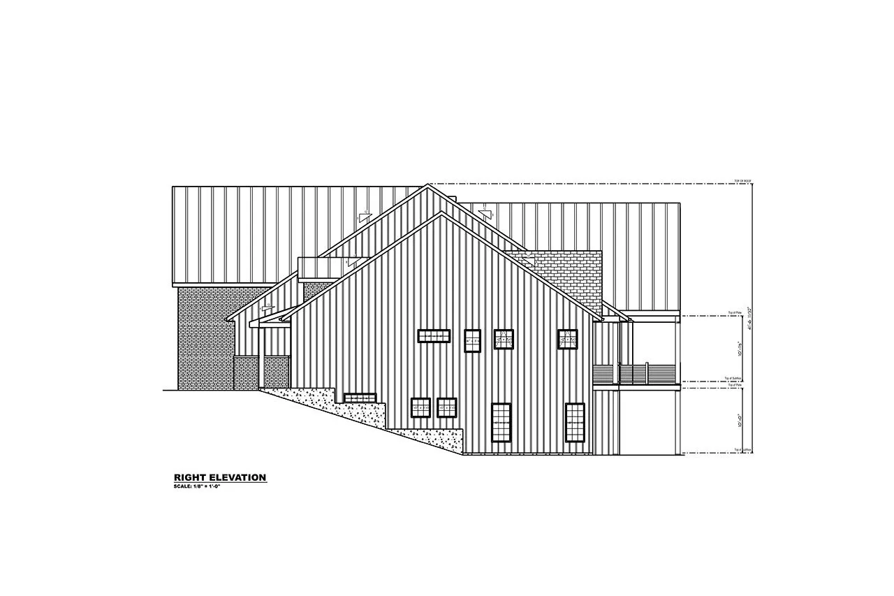 Projekt domu parterowego + piwnicą o pow. 1012 m²: 3 Sypialnie, Gabinet, 7 Łazienki, Otwarta kuchnia, Garaż