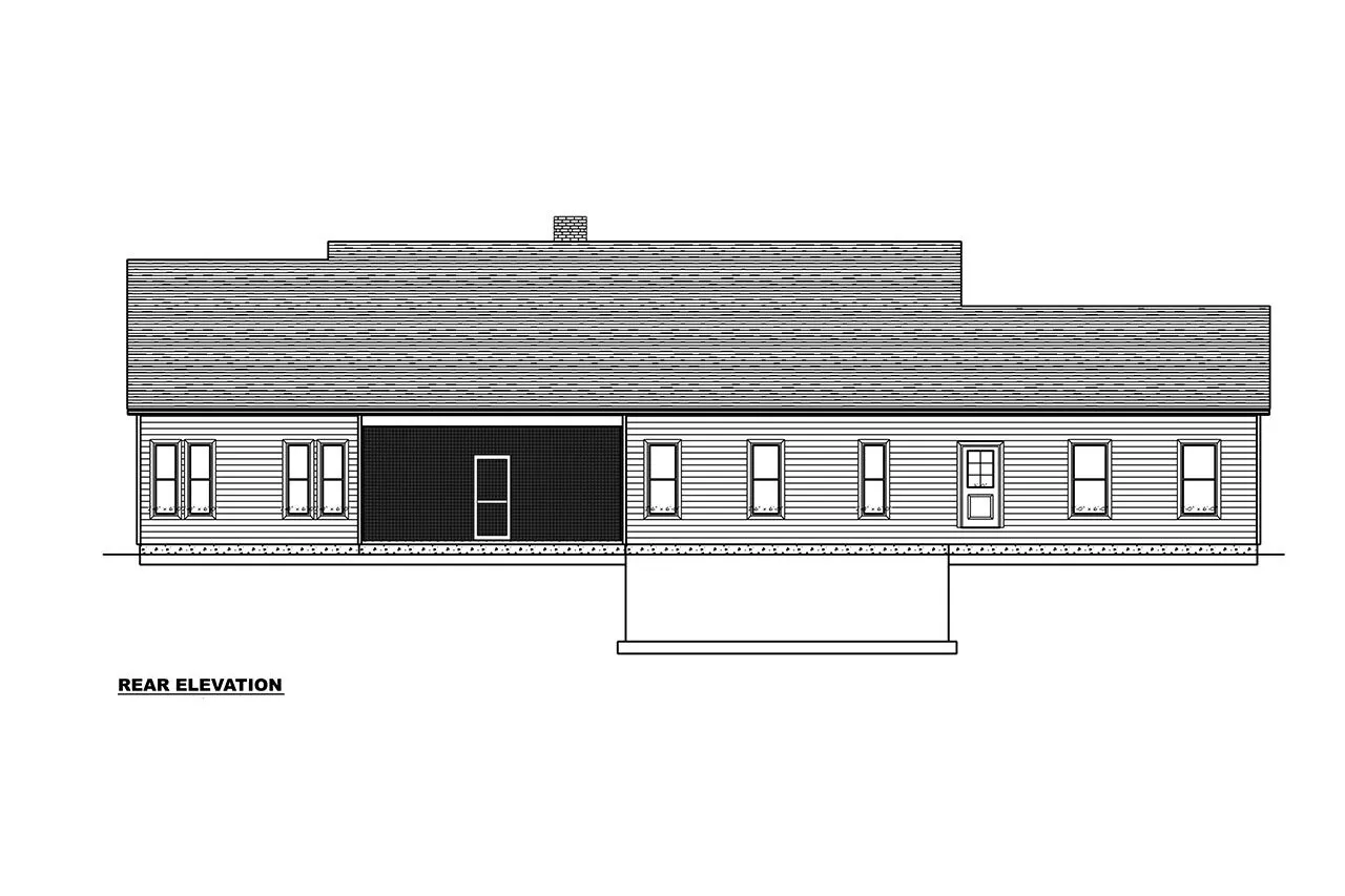 Projekt domu parterowego + piwnicą o pow. 555 m²: 3 Sypialnie, Gabinet, 4 Łazienki, Garaż