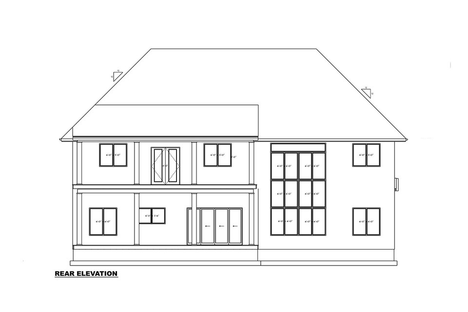 Projekt domu piętrowego o pow. 553 m²: 5 Sypialnie, Gabinet, 5 Łazienki, Otwarta kuchnia, Garaż