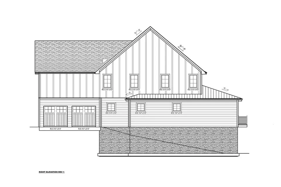 Projekt domu parterowego + piwnicą o pow. 665 m²: 4 Sypialnie, Gabinet, 7 Łazienki, Otwarta kuchnia, Garaż