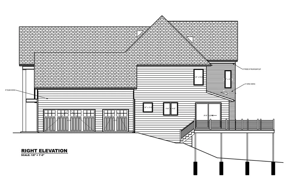 Projekt domu z poddaszem użytkowym + piwnicą o pow. 520 m²: 4 Sypialnie, 5 Łazienki, Otwarta kuchnia, Garaż