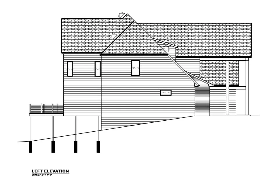 Projekt domu z poddaszem użytkowym + piwnicą o pow. 520 m²: 4 Sypialnie, 5 Łazienki, Otwarta kuchnia, Garaż