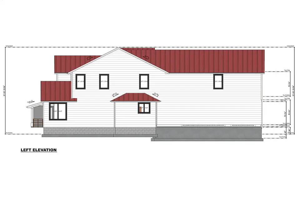 Projekt domu piętrowego o pow. 543 m²: 4 Sypialnie, Gabinet, 4 Łazienki, Otwarta kuchnia, Garaż