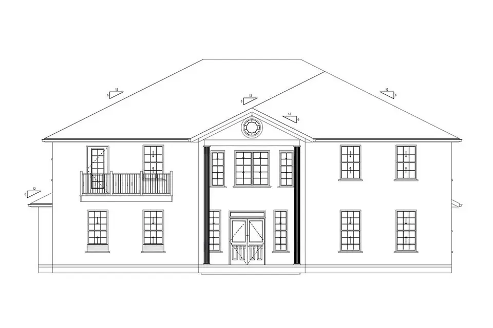 Projekt domu piętrowego o pow. 490 m²: 4 Sypialnie, Gabinet, 4 Łazienki, Otwarta kuchnia, Garaż