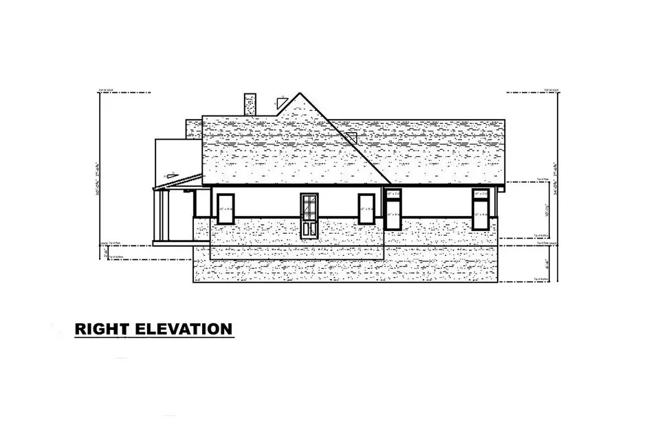 Projekt domu parterowego o pow. 232 m²: 3 Sypialnie, 3 Łazienki, Otwarta kuchnia, bez Garażu