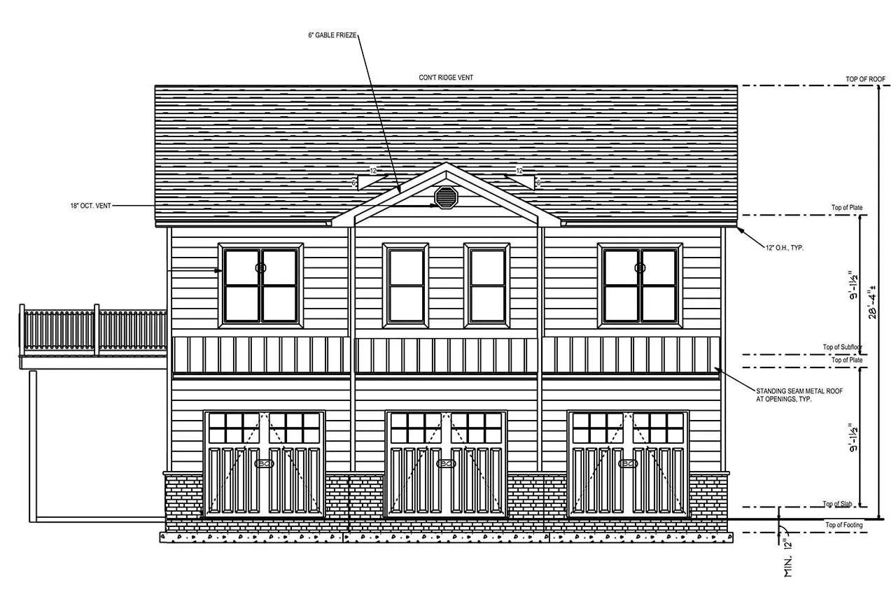 Projekt domu piętrowego o pow. 225 m²: 2 Sypialnie, 3 Łazienki, Garaż