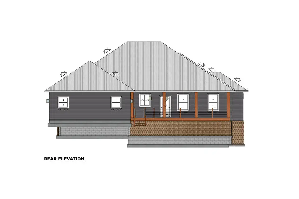 Projekt domu parterowego o pow. 262 m²: 3 Sypialnie, 3 Łazienki, Otwarta kuchnia, Garaż