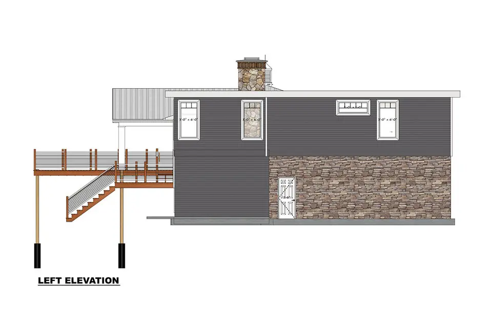 Projekt domu parterowego + piwnicą o pow. 204 m²: 3 Sypialnie, 3 Łazienki, Otwarta kuchnia, bez Garażu