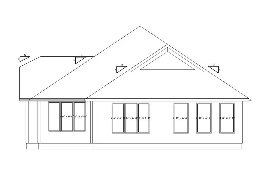 Projekt domu parterowego o pow. 224 m²: 3 Sypialnie, 2 Łazienki, Otwarta kuchnia, Garaż