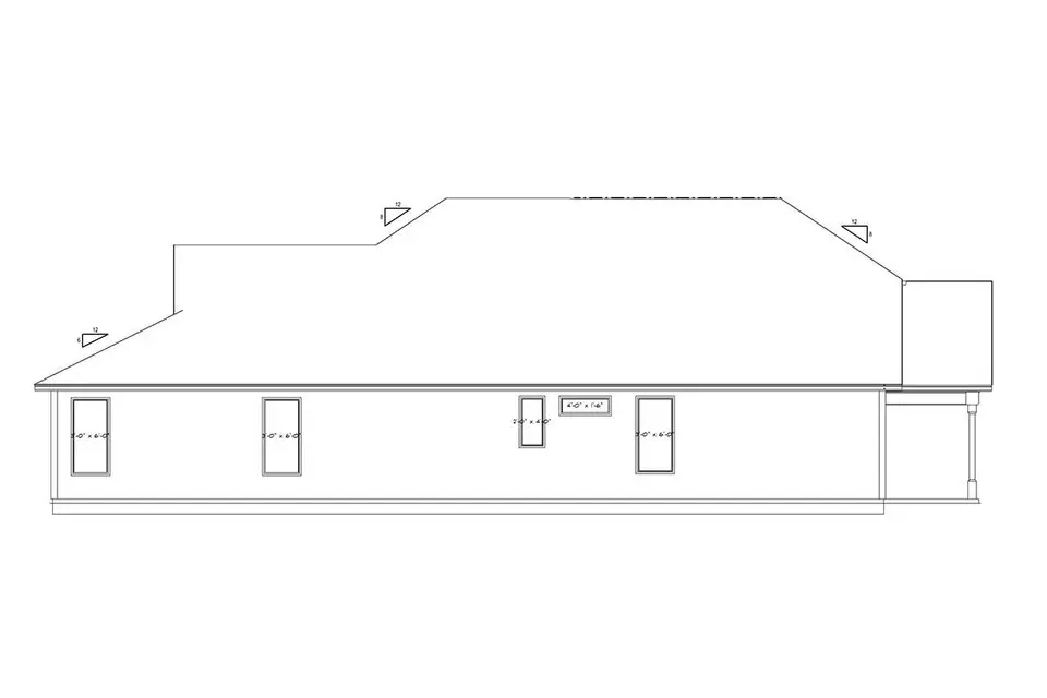 Projekt domu parterowego o pow. 224 m²: 3 Sypialnie, 2 Łazienki, Otwarta kuchnia, Garaż