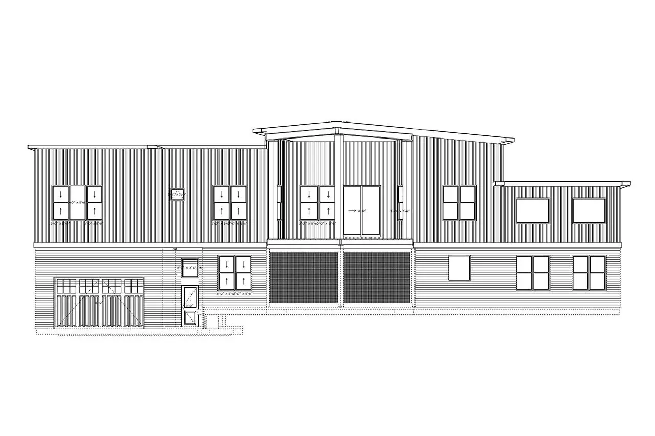 Projekt domu piętrowego o pow. 315 m²: 3 Sypialnie, 3 Łazienki, Garaż