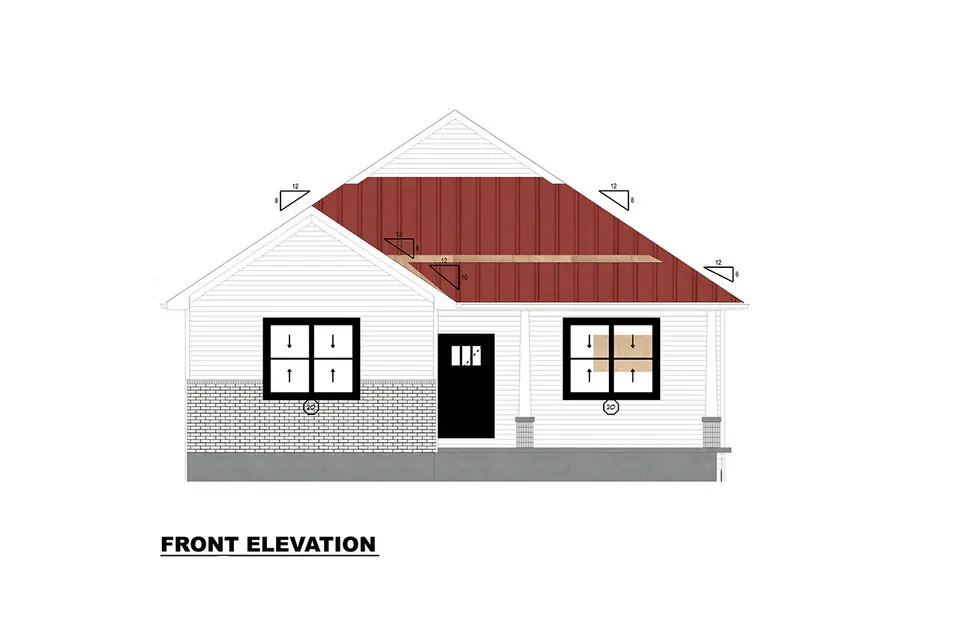 Projekt domu parterowego + piwnicą o pow. 314 m²: 3 Sypialnie, 3 Łazienki, Otwarta kuchnia, Garaż