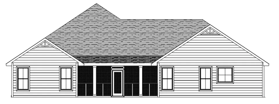 Projekt domu parterowego o pow. 306 m²: 3 Sypialnie, Gabinet, 4 Łazienki, Otwarta kuchnia, Garaż