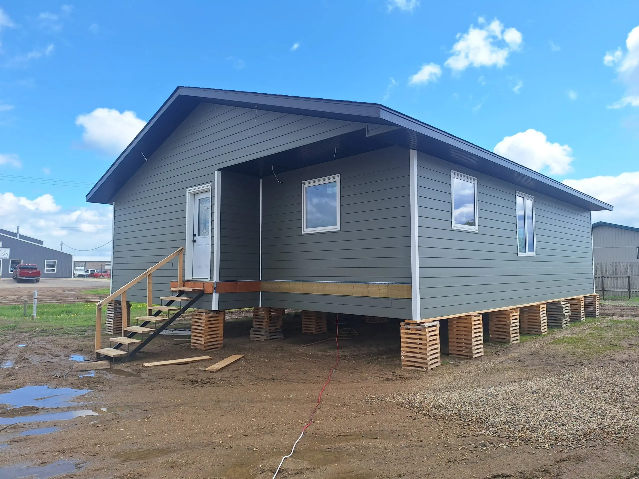Projekt domu parterowego o pow. 129 m²: 3 Sypialnie, 1 Łazienki, bez Garażu