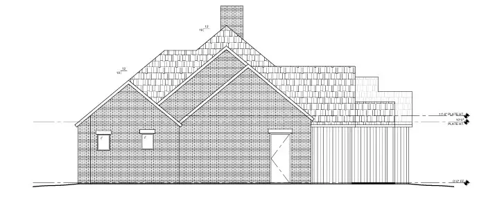 Projekt domu parterowego o pow. 242 m²: 4 Sypialnie, Gabinet, 3 Łazienki, Otwarta kuchnia, bez Garażu