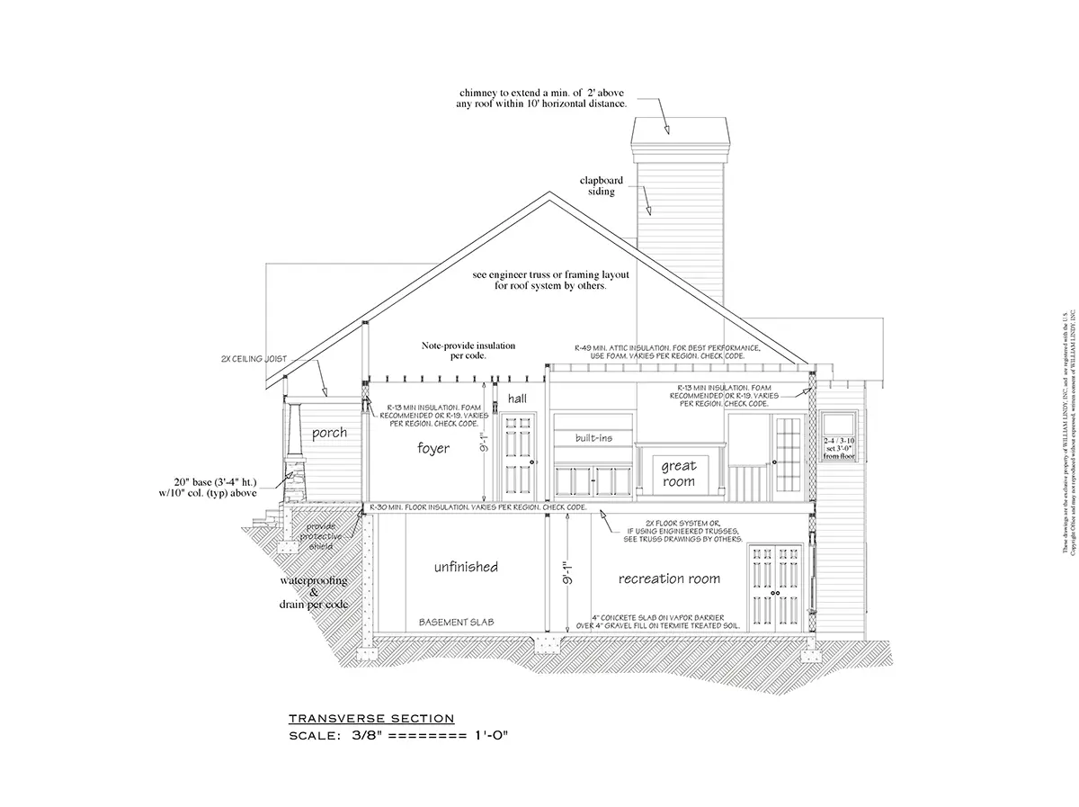Projekt domu parterowego o pow. 310 m²: 4 Sypialnie, Gabinet, 4 Łazienki, Otwarta kuchnia, Garaż