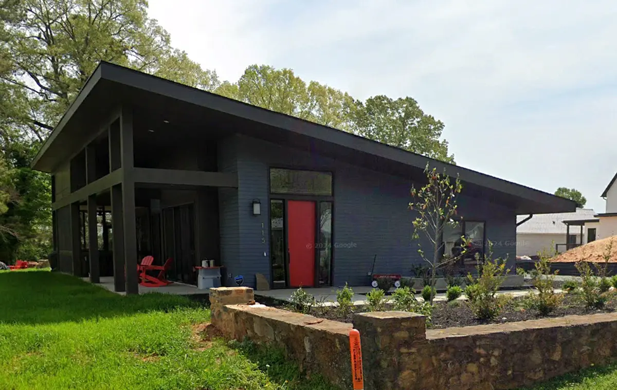 Projekt domu parterowego o pow. 173 m²: 3 Sypialnie, 2 Łazienki, Otwarta kuchnia, bez Garażu