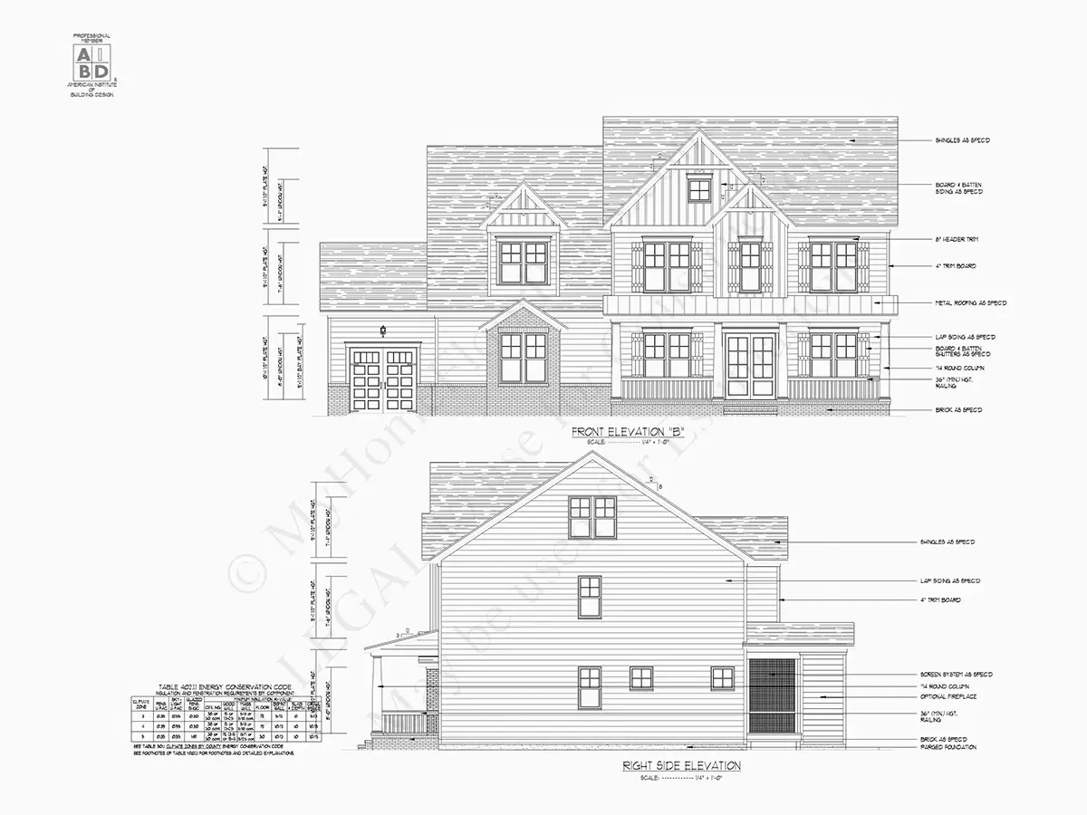 Projekt domu piętrowego o pow. 341 m²: 5 Sypialnie, Gabinet, 4 Łazienki, Otwarta kuchnia, Garaż