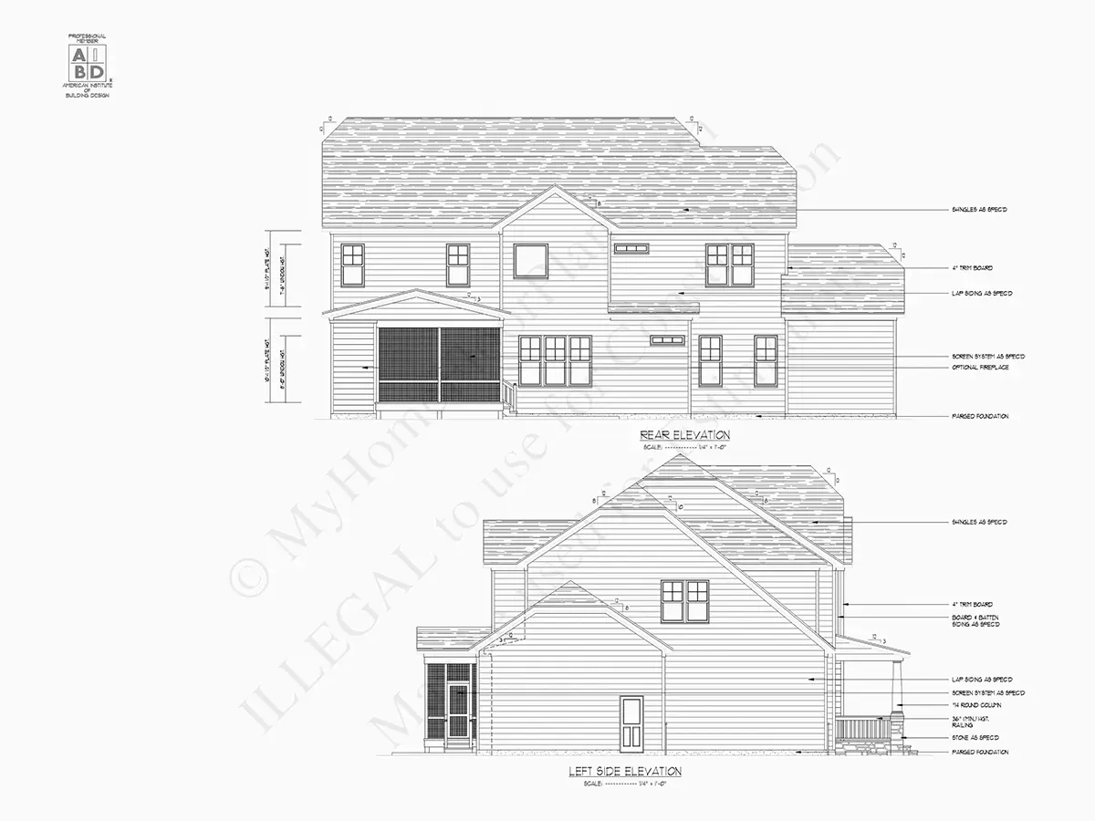 Projekt domu piętrowego o pow. 341 m²: 5 Sypialnie, Gabinet, 4 Łazienki, Otwarta kuchnia, Garaż
