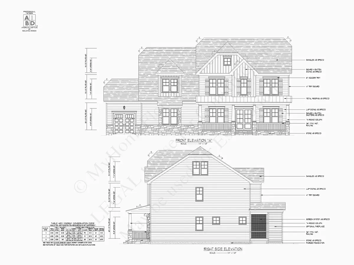 Projekt domu piętrowego o pow. 341 m²: 5 Sypialnie, Gabinet, 4 Łazienki, Otwarta kuchnia, Garaż