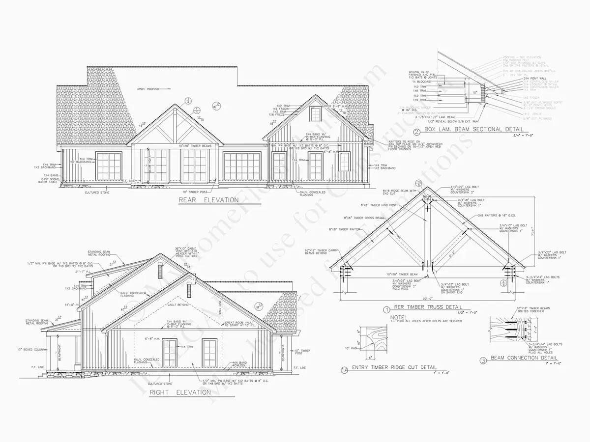 Projekt domu z poddaszem użytkowym o pow. 206 m²: 4 Sypialnie, 3 Łazienki, Otwarta kuchnia, Garaż