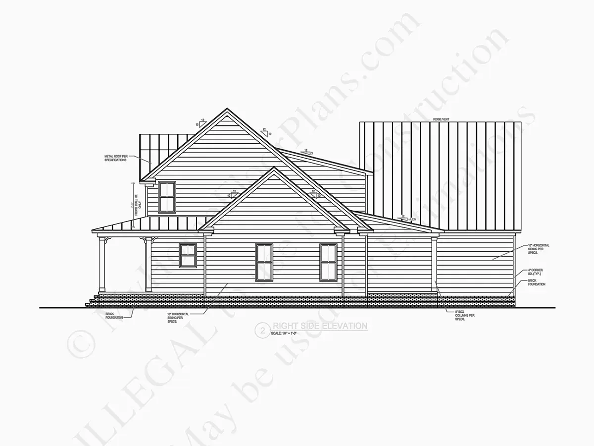 Projekt domu z poddaszem użytkowym o pow. 262 m²: 3 Sypialnie, 5 Łazienki, Otwarta kuchnia, Garaż