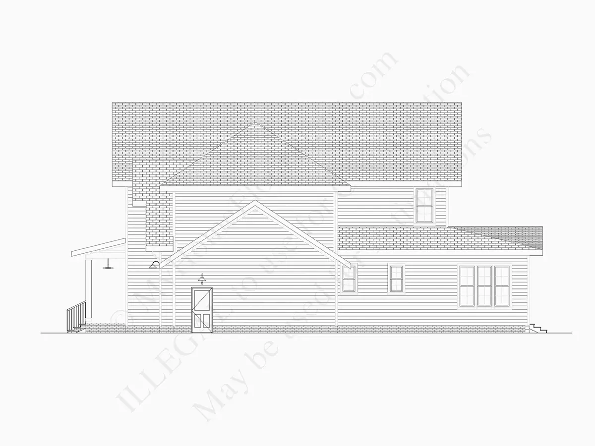 Projekt domu piętrowego o pow. 445 m²: 4 Sypialnie, Gabinet, 5 Łazienki, Otwarta kuchnia, Garaż