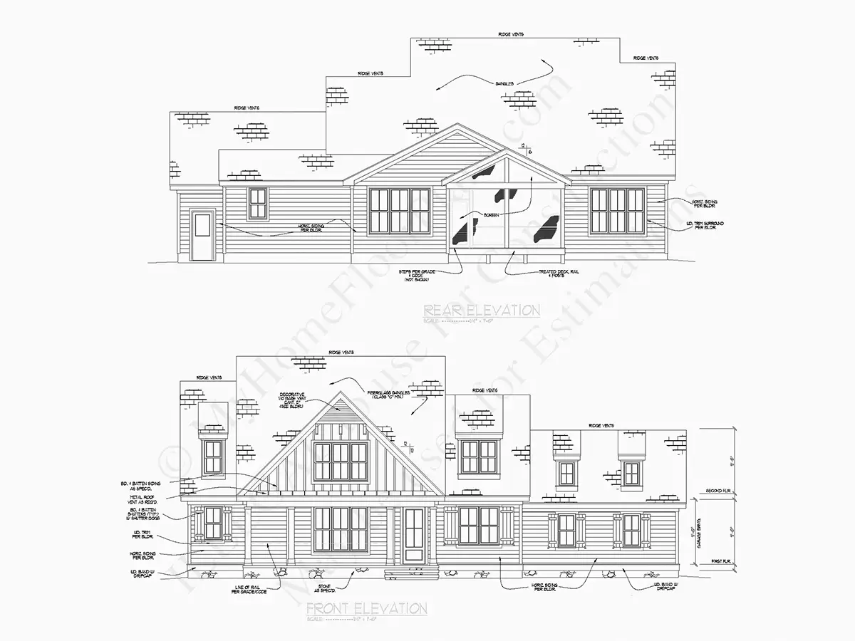 Projekt domu z poddaszem użytkowym o pow. 231 m²: 4 Sypialnie, Gabinet, 3 Łazienki, Otwarta kuchnia, Garaż